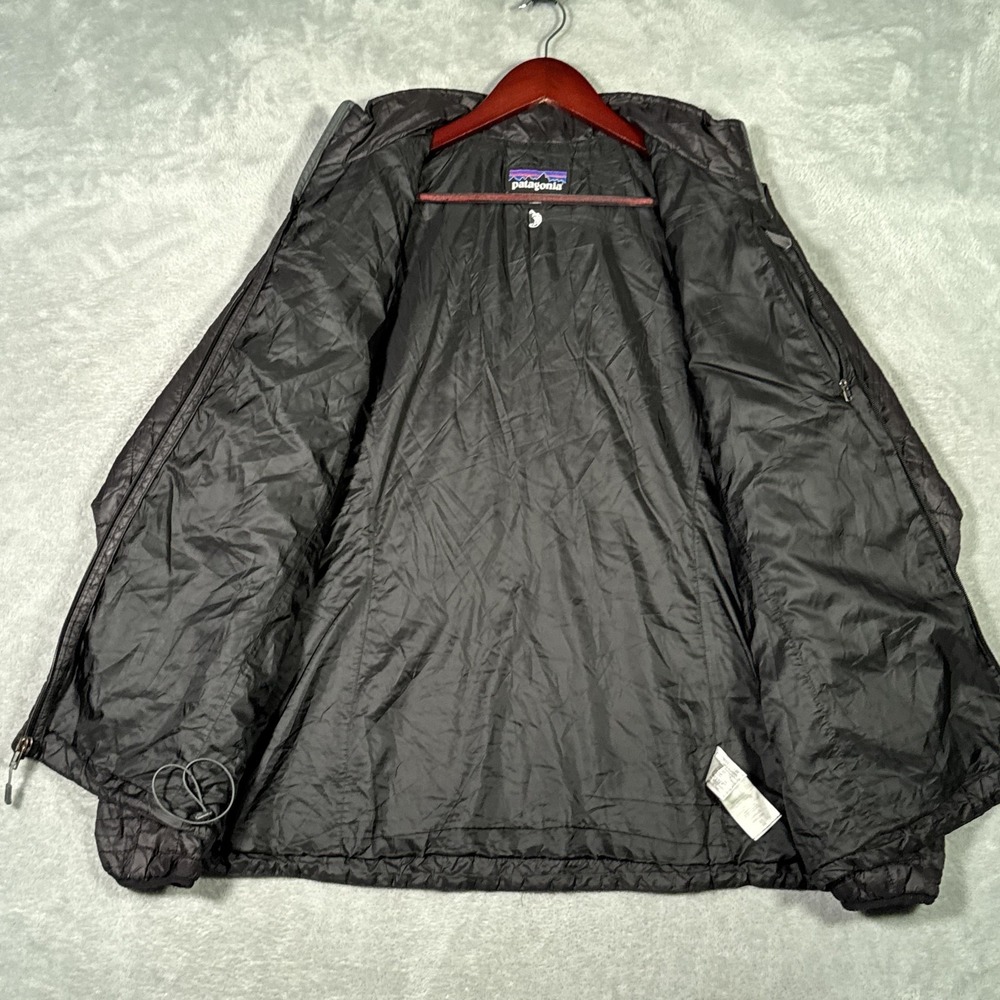 Patagonia Nano Puff Jacket Womens XL Black Puffer Insulated Full Zip *Repair - Picture 4 of 12